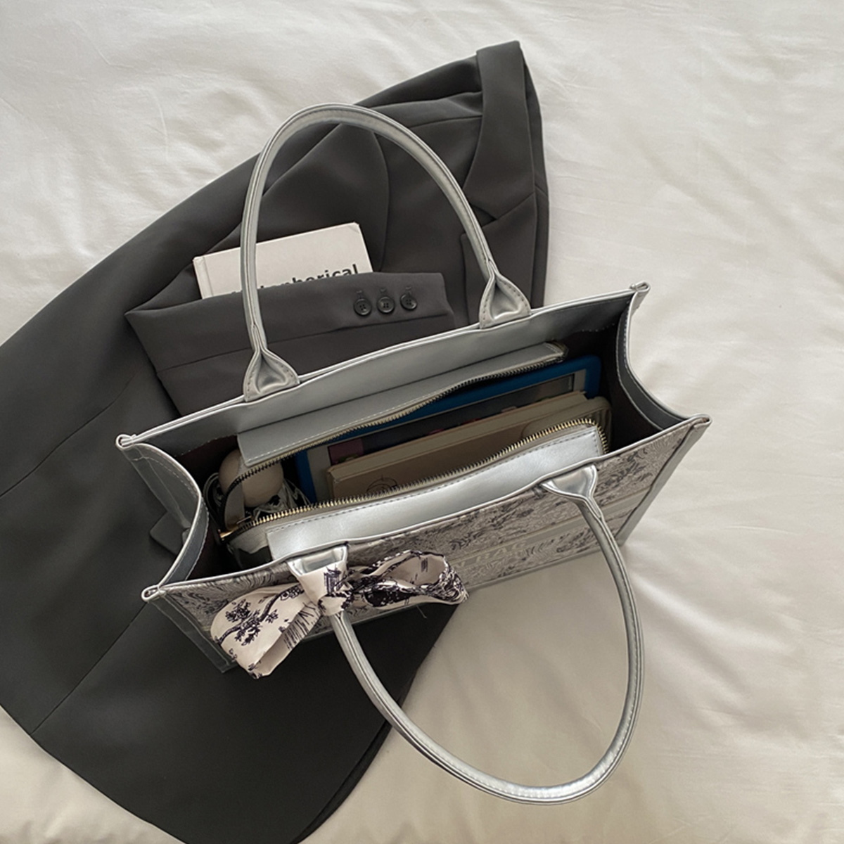 Luxury Elegant Women Tote Bag  - Leather Work Bag Women review and price