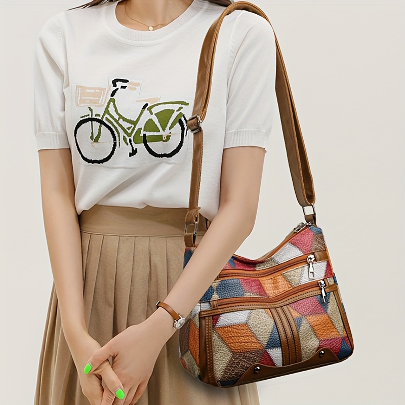 Women Geometric Pattern Synthe - Leatherwork Patterns Free review and price