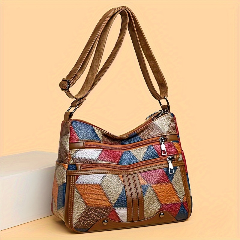 Women Geometric Pattern Synthe - Leatherwork Patterns Free review and price