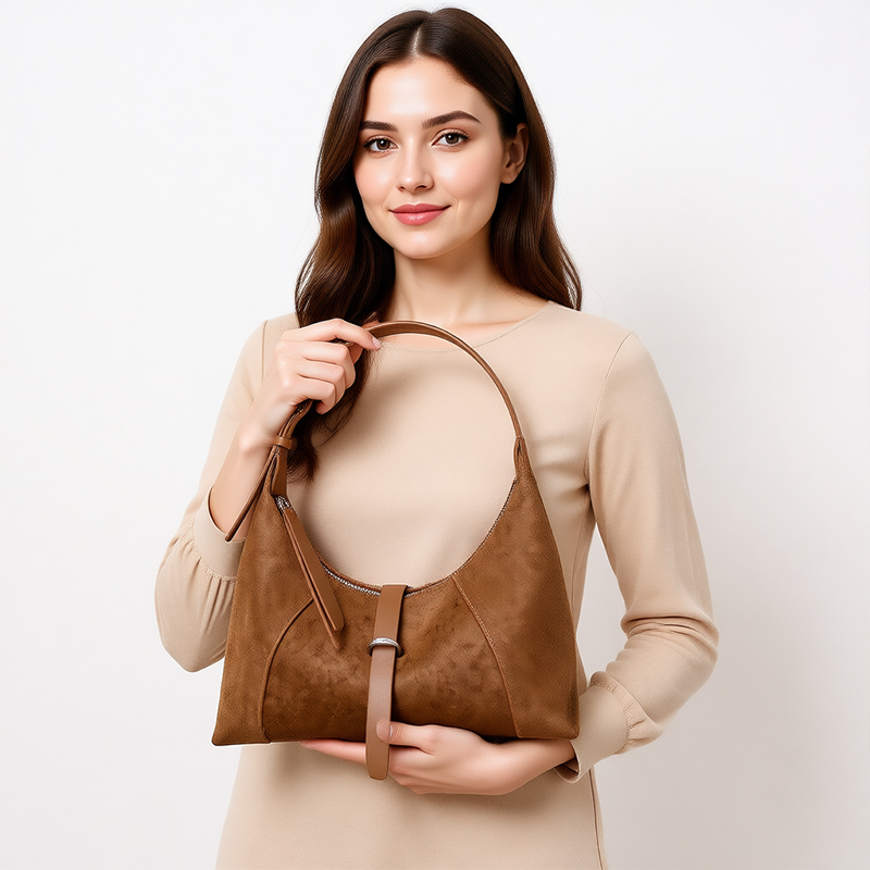 Ladies' suede handbag designer - Leatherwork Designs review and price