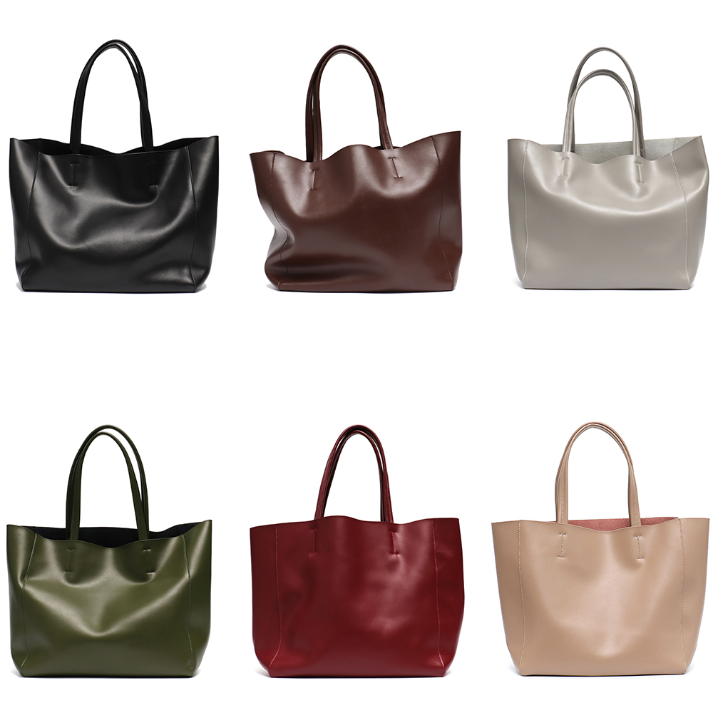Minimalist Big Tote Bag Women  - Leather Work Bag Women review and price