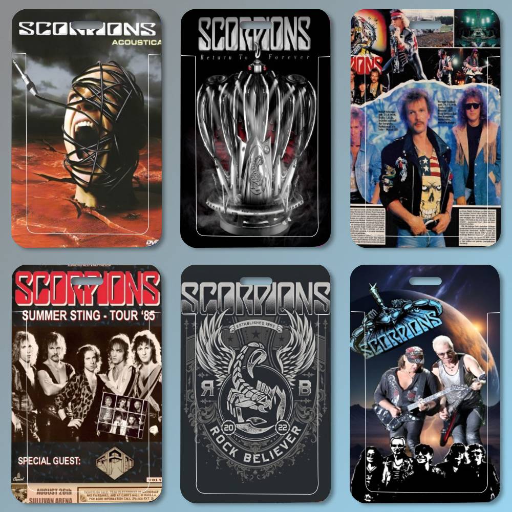 Scorpions Band Art ID Card Hol - Leatherwork Art review and price
