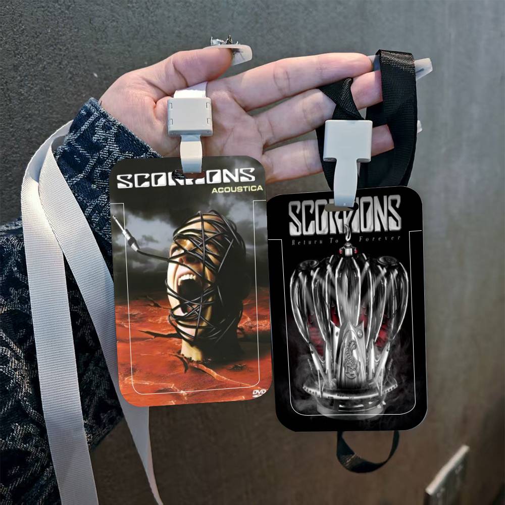 Scorpions Band Art ID Card Hol - Leatherwork Art review and price