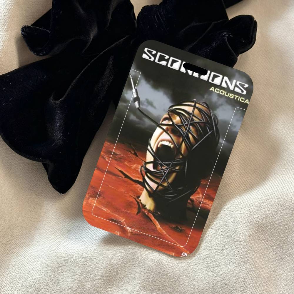 Scorpions Band Art ID Card Hol - Leatherwork Art review and price