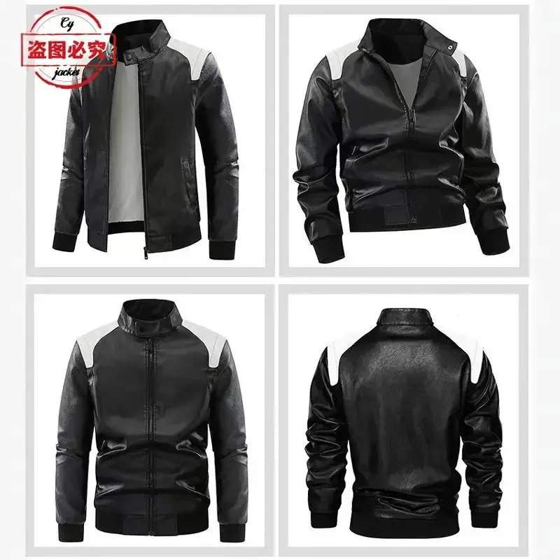 Ready to Race logo printed off - Leather Work Jacket With Hood review and price