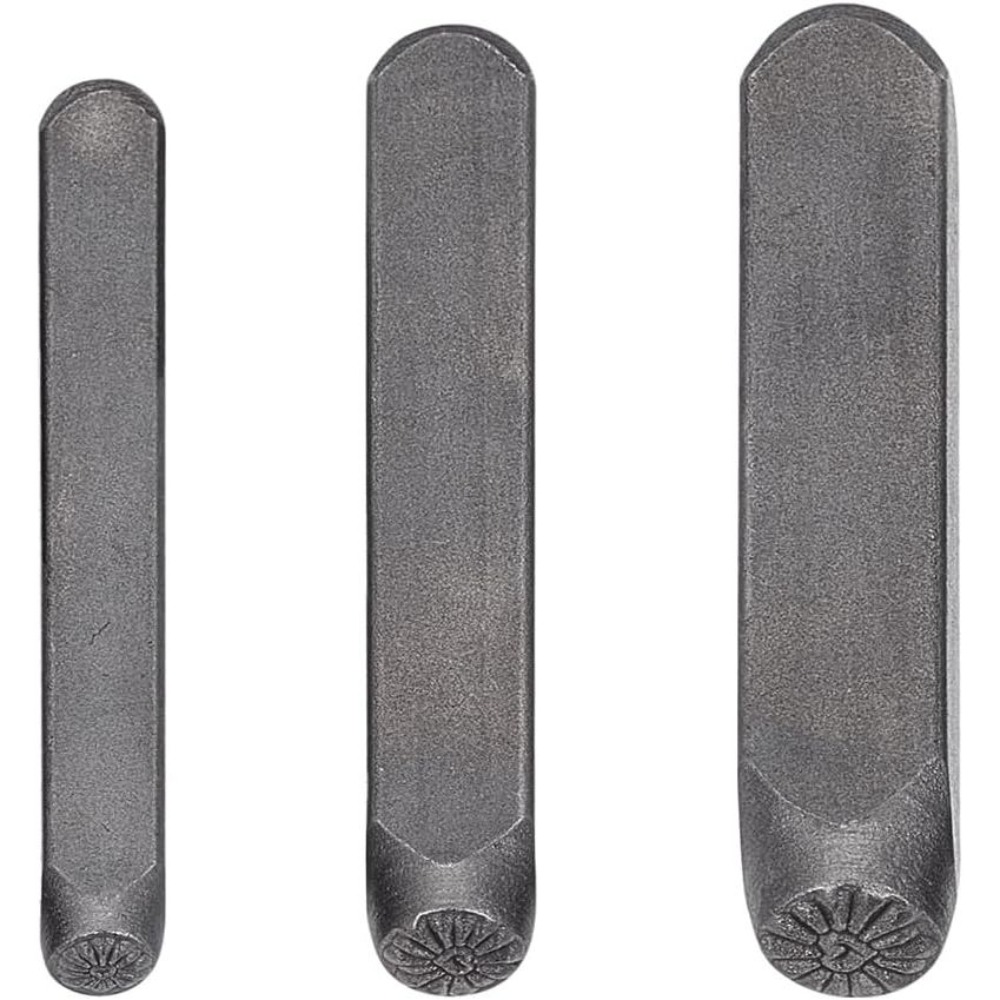 3Pcs Metal Punch Stamp Heart M - Leatherwork Art review and price