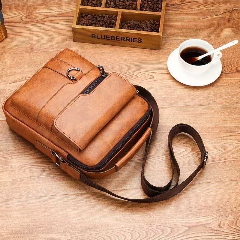 Bullcaptain Casual Men's Shoul - Leather Work Bag Women review and price