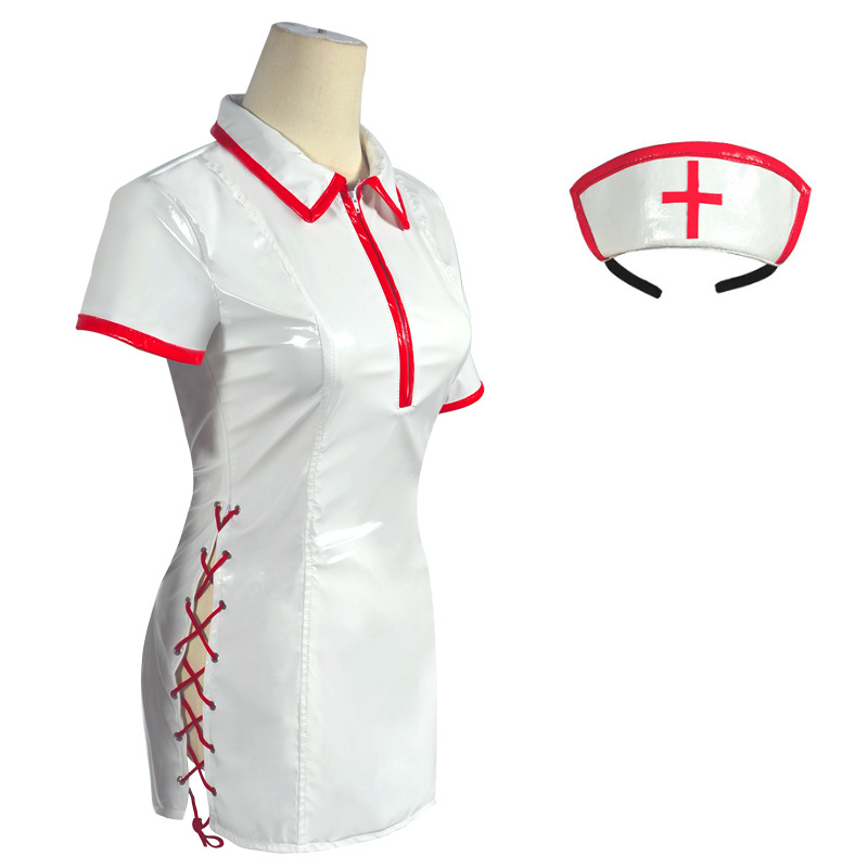 Anime Chainsaw Man Cosplay Cos - Leather Work Dress review and price