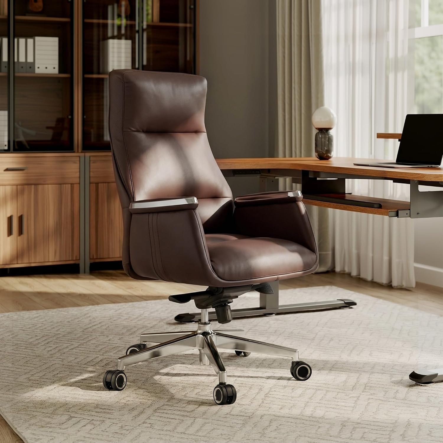 High Back Executive Office Cha - Upholstery Leather Work review and price